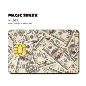 Extraíble <span class=keywords><strong>sin</strong></span> pegamento 3M vinilo impermeable papel adhesivo personalizado para tarjeta bancaria de Chip grande - Product Image 3