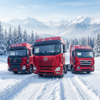 Camion tracteur diesel d'occasion FAW JH6 6x4 de la marque China Liberation, >450 ch, norme Euro 3, capacité de charge 31-40T, caméra de recul, siège à suspension pneumatique