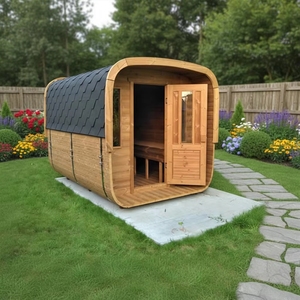 Prodotto di Punta 2025: <span class=keywords><strong>Sauna</strong></span> <span class=keywords><strong>a</strong></span> Vapore Secco Tradizionale da Esterno, Cubica, <span class=keywords><strong>a</strong></span> Infrarossi Lontani, Riscaldata <span class=keywords><strong>a</strong></span> <span class=keywords><strong>Legna</strong></span> - Product Image 5