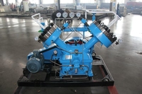 Compresseur à diaphragme haute capacité Gaz air Hydrogène Biogaz Ammoniac GPL GNC CO2 Oxygène Instrument Haute pression Type à vis