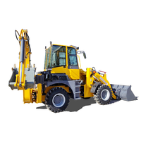 Usine CE EPA 4WD mini chargeuse-pelleteuse tout-terrain diesel chargeuse-pelleteuse tout terrain 2.5ton MR30-25 avec chargeur frontal