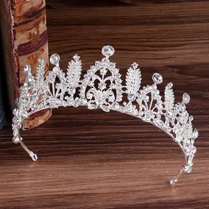 ZGH1116 Wholesale Princess Tiaras Wedding Bridal Crown Rhinestone Bridal adult crowns and tiaras