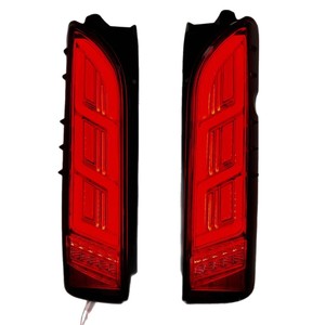 200 Series Hiace 2005-2018 LED Tail Lights Clear Lens 12V New 1002 Model - Product Image 3