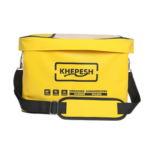 Sac à outils multifonctionnel robuste grandes poches réglables 12 "-16" bretelles 600D/1680D renforcé OEM/ODM personnalisable - Product Image 1