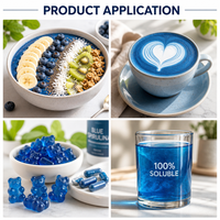 Poudre de Phycocyanine E3 E6 E18 E25 Extrait de Spiruline Bleue Soluble dans l'Eau Vente en Gros Antioxydant pour Adultes Marque Privée