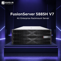 Serveur de plateforme informatique haute densité pour centre de données d'entreprise FusionServer 5885H V7 4U en rack, tout neuf