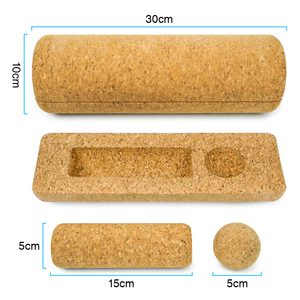 Kit de renforcement des pieds et des chevilles 4-en-1 en liège premium avec rouleau en bois et <span class=keywords><strong>planche</strong></span> d'équilibre en liège - Product Image 2