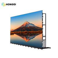 Écran LED mural personnalisé de type armoire, 6*8 mètres, P3.9 P2.9, intérieur, 50*100 centimètres, extérieur, IP65