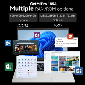 Getmi Pro 185A Tiên Tiến AMD R5 7430u Máy Tính 18.5 Inch IPS 16GB 32GB DDR3 RAM 1Tb 2Tb SSD Nhanh Phí 65W Kinh Doanh Máy Tính Xách Tay - Product Image 5