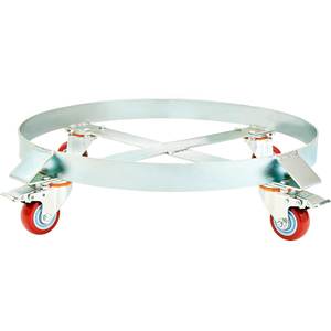 American Forge & Foundry Heavy Duty 55 <span class=keywords><strong>Gal</strong></span>. Drum <span class=keywords><strong>Dolly</strong></span> con ruedas giratorias 1000 Lb. Capacidad de acero de cuatro ruedas <span class=keywords><strong>Dolly</strong></span> - Product Image 2