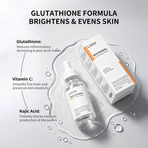 Sérum éclaircissant OEM/ODM contenant du glutathion, de l'acide kojique et de la vitamine C pour réparer rapidement la peau. - Product Image 2