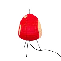 Lampe de table moderne minimaliste et écologique, pliable et faite à la main en papier Art Déco