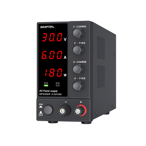 WANPTEK 30V 6A BENCH alimentatore regolabile DC, LED a 3 cifre, laboratorio, riparazione, DESIGN, scuola, ricarica, placca, NPS306W - Product Image 3