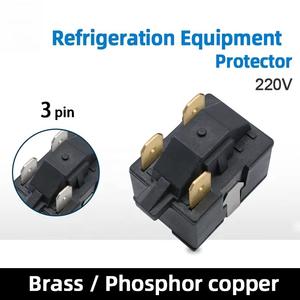 Protecteur de surcharge PTC-7 à 3 broches pour compresseur de réfrigérateur et congélateur, relais de démarrage PTC, pièces de relais universelles 110V 220V - Product Image 2
