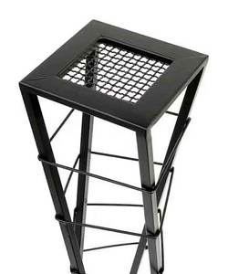 Estante para Botellas de Vino de Metal, Columna de Flores Negra Esperanza de 80 cm, Estante de Exhibición de Vino de Doble Propósito/Almacenamiento de Plantas - Product Image 3