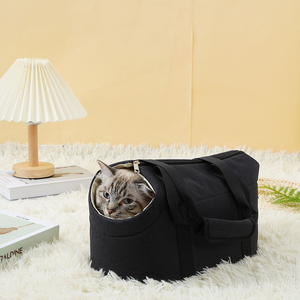 Küçük köpekler için kapitone desen köpek taşıyıcı tavşan yumuşak kedi çantası köpek taşıyıcı yumuşak taraflı katlanabilir seyahat yavru çanta - Product Image 2