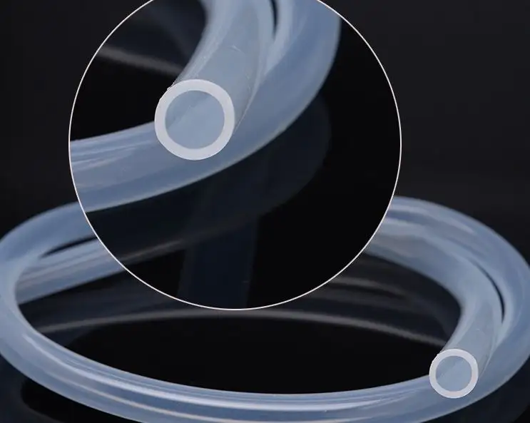 Пищевой прозрачный силиконовый шланг/шланг 4 6 8 10 16 20 мм внешний диаметр гибкий резиновый шланг силикагелевый шланг пивная труба