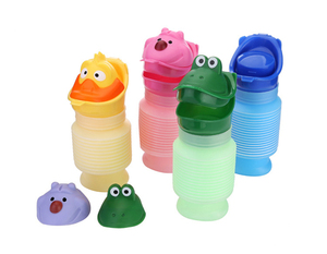 Toilettes réglables et portables pour bébés, voitures, <span class=keywords><strong>Pot</strong></span> urinoir de voyage, entraînement, pour garçons et filles, dessin animé - Product Image 1