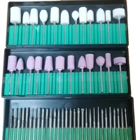 Outils de tête de meulage de laine de polissage d'ongles PEX 12 pièces/boîte mèches de ponçage de perceuse à ongles électrique