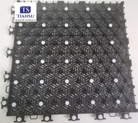 Sistema de Losetas Encajables Portátiles para Canchas de Baloncesto al Aire Libre, Material Plástico PP, Personalizables para Patios Traseros, 3x3, en Venta