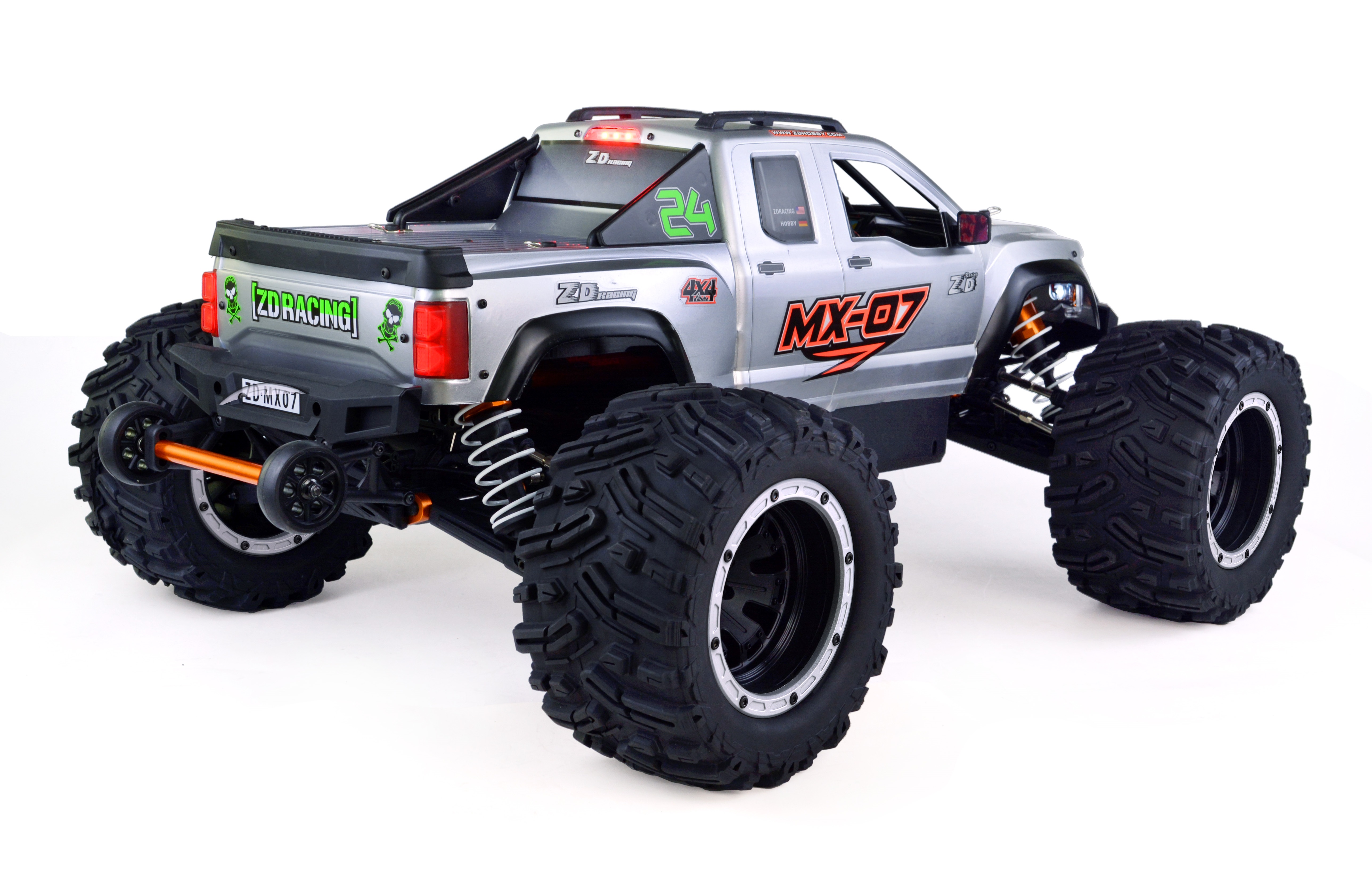 ホビーラジコン MXMX ZD MX-07 RC Car - 1/7 Scale Monster Truck with Brushless Motor