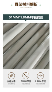 Toldo para Exteriores, Protección Solar, para Fiestas y Eventos, Lona Impermeable para Camping, Resistente, Portátil, con Postes de Acero, Carpa de Tres Picos - Product Image 5