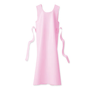 Delantal de trabajo de limpieza de Hospital de diseñador moderno personalizado para mujer, surtido impreso de Chef impermeable con doble logotipo - Product Image 1