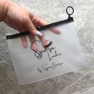 Impresión de logotipo personalizado Biodegradable PVC esmerilado traje de baño ropa Ziplock bolsa de embalaje de plástico cosmético Slider bolsa con cremallera - Product Image 5