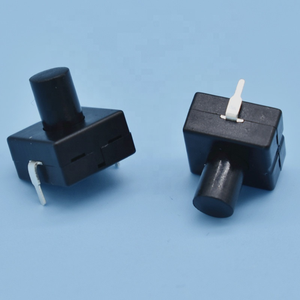 2 Pin Push-on Push-Off Button - + cung cấp điện PCB hàn điện cực bắt đầu chuyển mạch 12x12 mét - Product Image 2