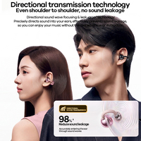 Écouteurs sans fil REMAX OWS à clipser, Bluetooth 6.0, design ouvert en C, 11 mm, HiFi, sans fuite, pour le sport, TWS, 5h d'autonomie, Type-C
