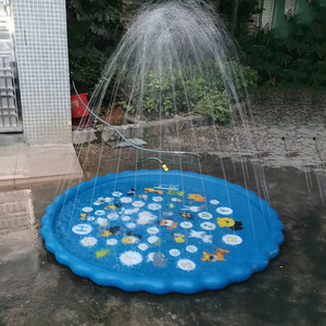 <b>Inflatable</b> Children Water Play Mat 170Cm Blue PVC Outdoor Home Use - Product Image 1