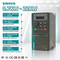 Variateur de fréquence SINOVO PV VFD 11kW 15kW 22kW Triphasé 380V MPPT CE Usine OEM
