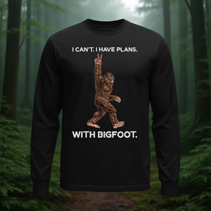 Camiseta de manga larga Bigfoot Sasquatch, unisex, cuello redondo, para adultos, promocional - Product Image 3