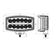Feux de route LED auxiliaires R112 R10 R7 69W, phare avant de camion de 9 pouces, feux de position avant, feux de jour (DRL)