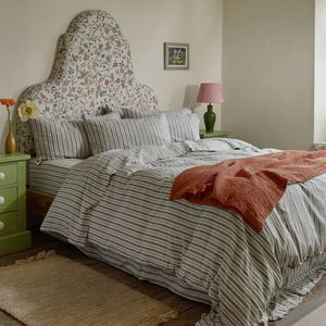 Diskon besar 100% sprei kain Linen Perancis grosir Set seprai selimut dan sprei Linen Perancis - Product Image 3