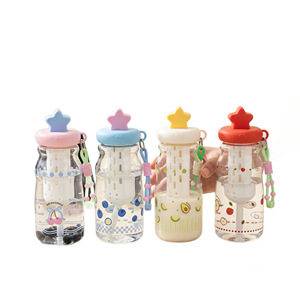 Cartoon Star Lid Straw Cup 600ml With <b>Tea</b> <b>Infuser</b> Leak Proof Portable Water Bottle For Students Travel <b>Mug</b> - Product Image 1