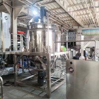 Marmite de mélange industrielle pour produits chimiques, cosmétiques et produits d'hygiène quotidienne