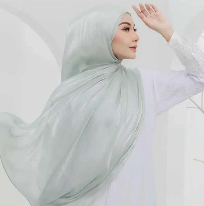Breathable Headband Plain Scarves Muslim Scarf Hot Selling 2024 Voile White Premium Jersey Hijab Shawls