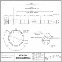 Bras robotique collaboratif 7-DOF en alliage d'aluminium ultra-léger, portée longue de 5 mm, Cobot 430W DC48V, compatible PLC, Vision ZY