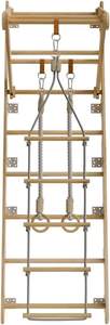 Kinder Holz Wandre gal Pull Bar Indoor Klettergerüst Gymnastik Ringe Seil Leiter Kletterwand Kinderzimmer Sets - Product Image 2