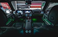 Lumière LED ambiante universelle pour véhicule, turbo, tableau de bord de voiture, climatisation, sortie d'air, aérateur pour Benz Classe G Wagon
