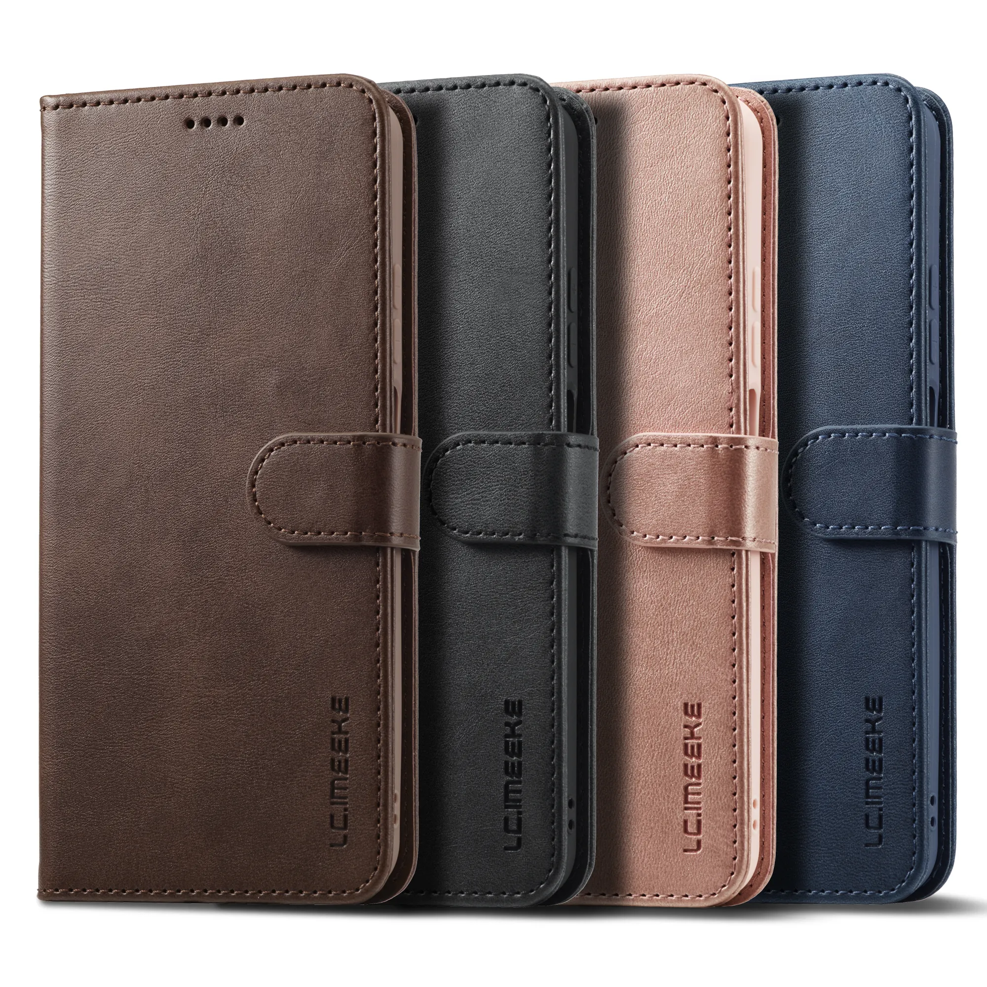 Fashion Magnetic Leather Wallet Flip Phone Case for OPPO A17 A77 A57 A16K Reno 8 Pro wallets Bag Case Cover