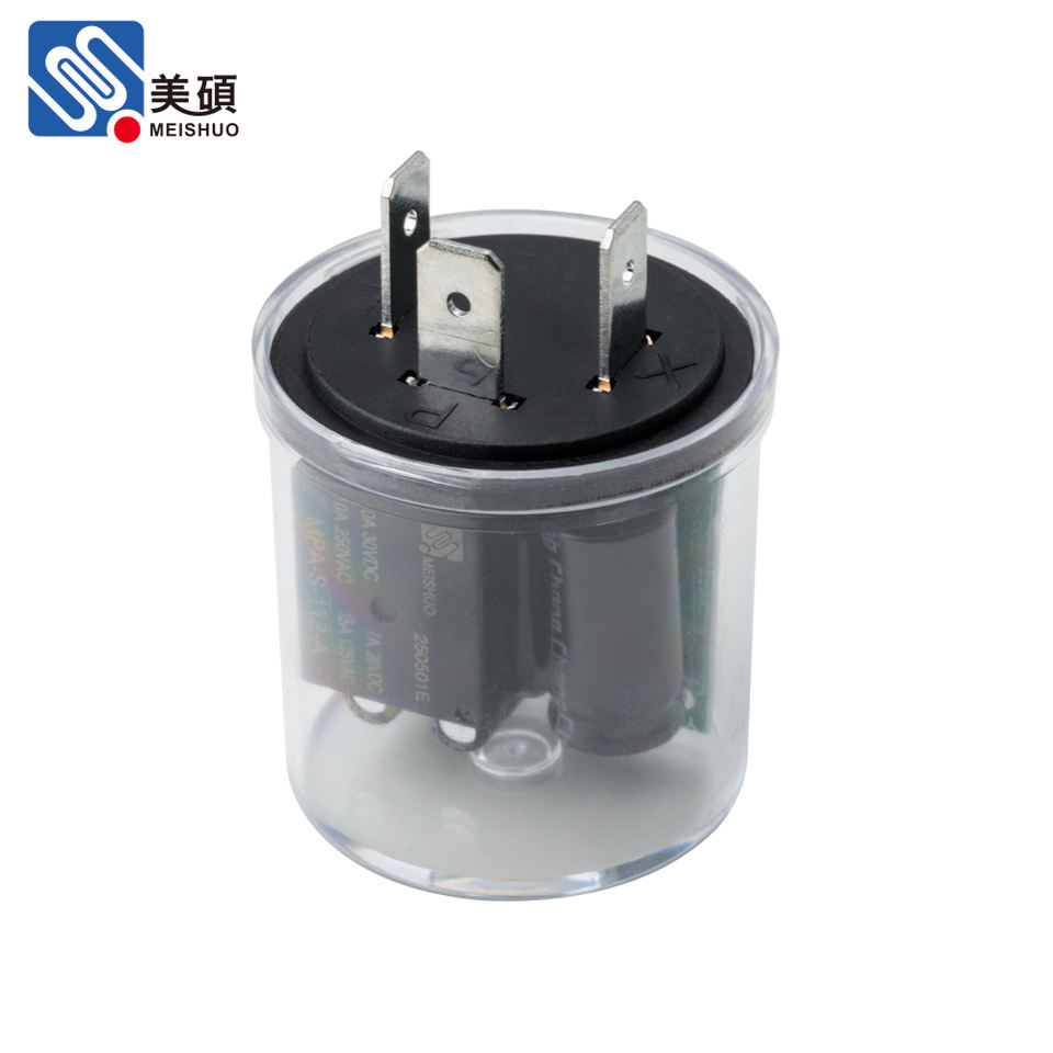 For Smart LED Flasher Relay 12V Miniature 3 PIN Sealed Protection Constant Flash Rate Load Size Independent Nickel-plated