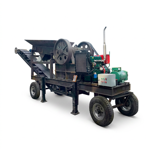 20t/h Construction Waste Pe 250x400 Model Stone Breaking Crushing Plant Small Rock diesel Jaw Crusher <b>Machine</b> - Product Image 1