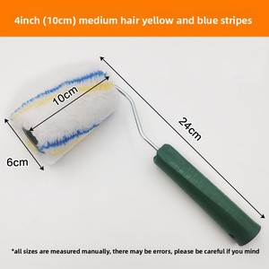 Stock prêt à l'emploi de brosse à rouleau de peinture au latex sans angle mort brosse de bricolage en ciment étanche support personnalisé OEM - Product Image 6