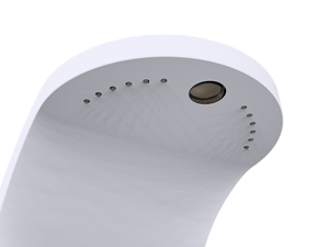Medizinische Elektronische Erwachsenen-Körperanalysewaage mit <span class=keywords><strong>BMI</strong></span>-Messung, Gewichts- und Größenmessung sowie Drucker - Product Image 3