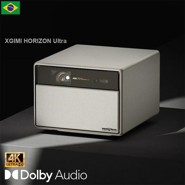 XGIMI Horizon Ultra Projector Laser LED Dual Light Technology 2300 ISO Lumens DLP 4K Ready 3D Android TV 11.0 for 5.2 Home