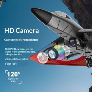 Nuevo V27, Avión <span class=keywords><strong>de</strong></span> Ala Fija <span class=keywords><strong>de</strong></span> <span class=keywords><strong>Combate</strong></span> <span class=keywords><strong>de</strong></span> Gran Tamaño para Uso en Interiores, Planeador con Cámara <span class=keywords><strong>de</strong></span> Video FHD <span class=keywords><strong>de</strong></span> 1080p, Juguete Volador sin Ensamblar - Product Image 4