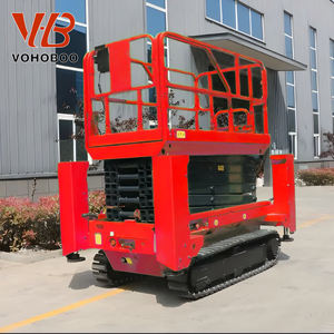 電動小型シザーリフト6-14mマンリフト空中リフト移動プラットフォーム - Product Image 5