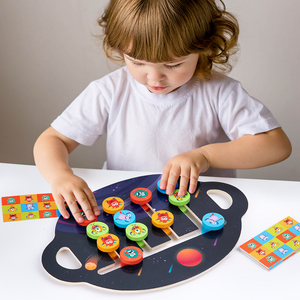 En gros Top Bright Animal Classifier Jouet Lapin <span class=keywords><strong>Espace</strong></span> Quatre Couleurs Jeu Logique Pensée Jouet D'entraînement pour les enfants - Product Image 2